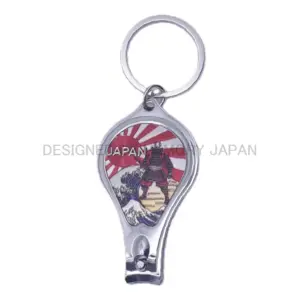 武士と波の融合デザイン