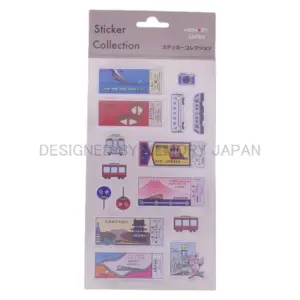 日本の鉄道チケットステッカー