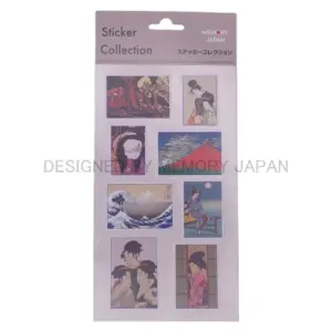 浮世絵風アートステッカー